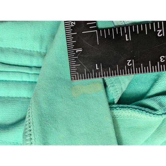 Austins Womens Medium Hoodie Zip Black Cat Tavern Cape Cod Teal Lightweight Top - Picture 13 of 13